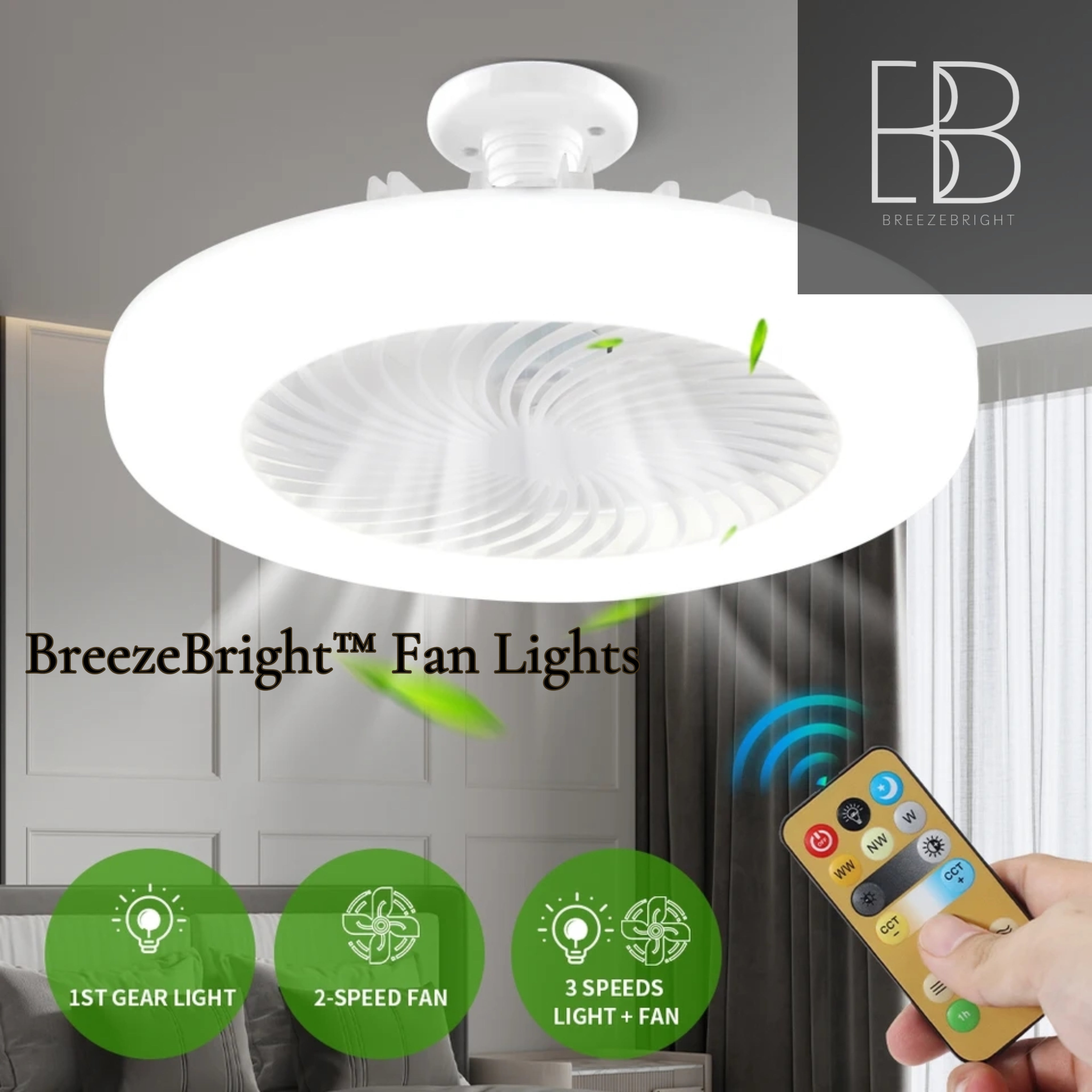 Breeze Bright™ Fan Light